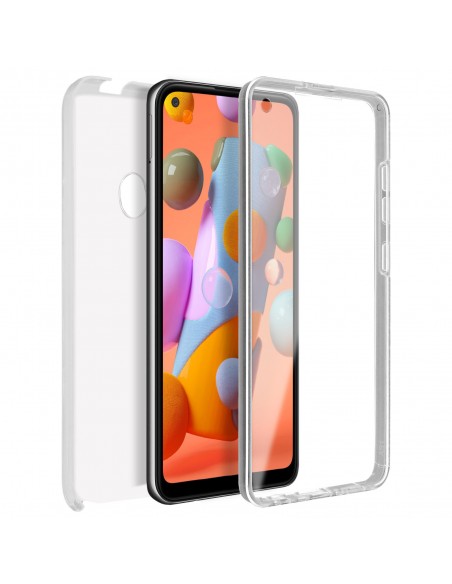 Funda gel TPU 3D Samsung Galaxy A11 / Galaxy M11 transparente (Frontal + trasera)