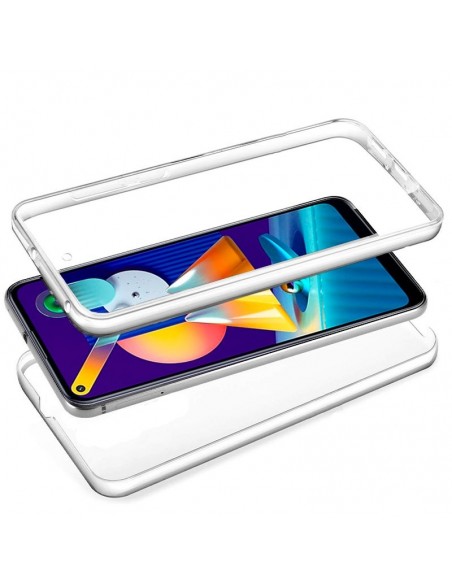 Funda gel TPU 3D Samsung M115 Galaxy M11 / A11 transparente (Frontal + trasera)