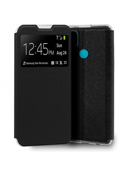 Funda libro soporte TPU Oppo A15 / A15s negra