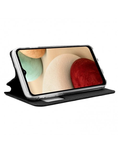 Funda libro soporte TPU Samsung A125 Galaxy A12 / M12 negra