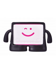 Funda tablet infantil asas goma tamaño iPad Air / Air 2 / iPad Pro 9,7 / iPad 2017 negra