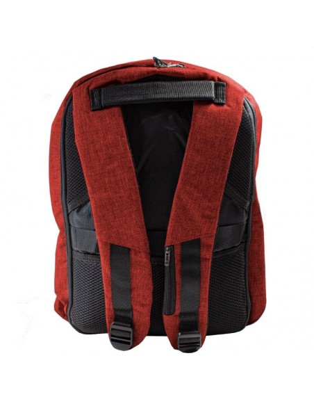 Mochila PC portátil 15-16 pulgadas COOL Memphis negro-rojo