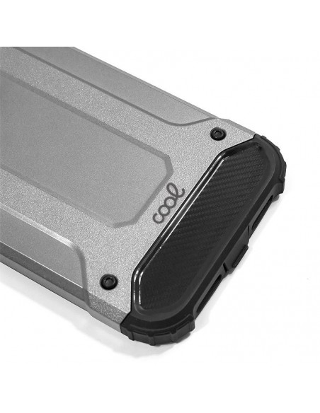 Carcasa reforzada TPU iPhone 12 mini plata