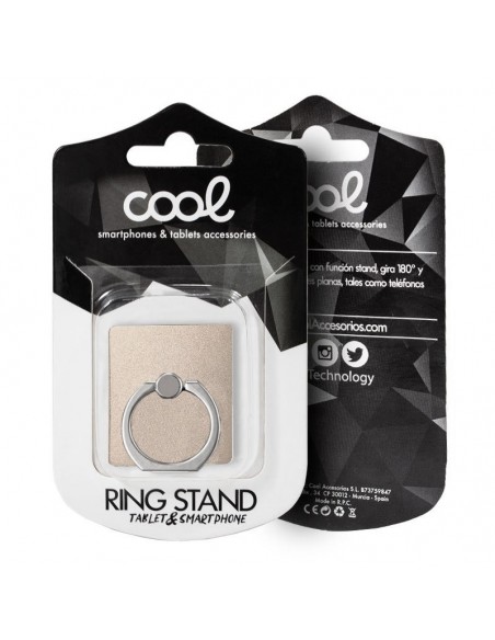 Soporte Ring Stent dorado