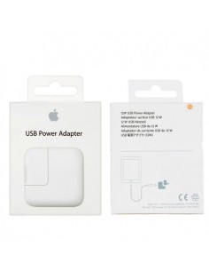 Enchufe cargador de red original Apple toma USB 12W para iPad y iPhone (Blíster) 2