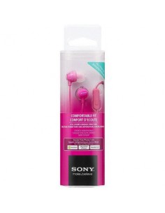 Auriculares manos libres originales Sony MDR-EX15AP Jack 3,5 mm universal rosa (Blíster) 2