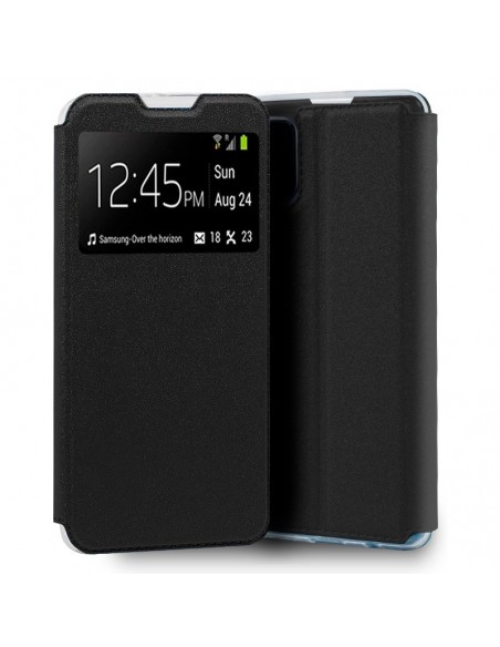 Funda libro soporte TPU Oppo A73 5G negra