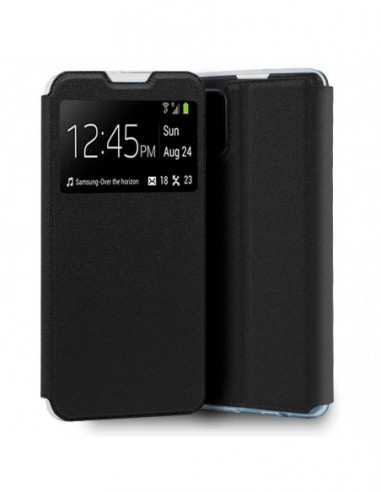 Funda libro soporte TPU LG K42 negra