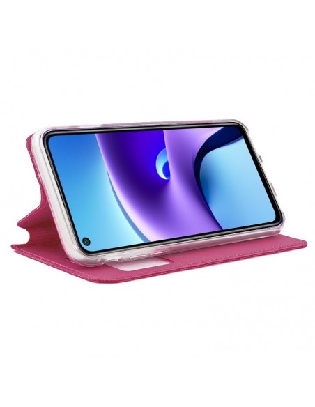 Funda libro soporte TPU Xiaomi Redmi Note 9T rosa