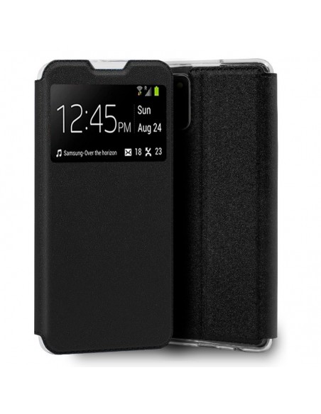 Funda libro soporte TPU Samsung A025 Galaxy A02s negra