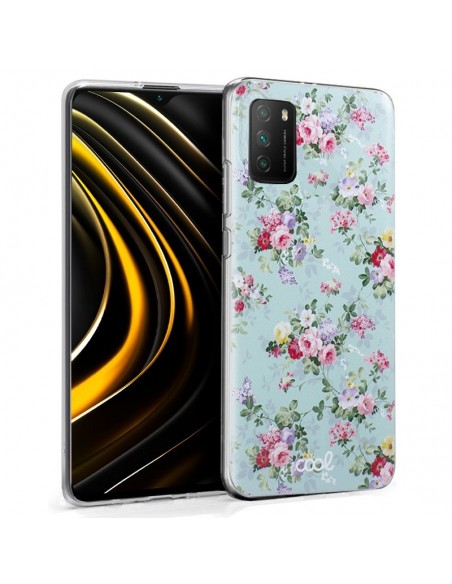 Carcasa TPU Xiaomi Pocophone M3 / Redmi 9T diseño Flores