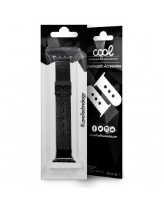 Correa Apple Watch Series 1 / 2 / 3 / 4 / 5 / 6 / SE (38 - 40 mm) metálica negra 2