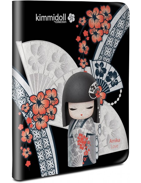 Funda soporte iPad 2 / iPad 3 / 4 licencia Kimmidoll diseño Amika Love