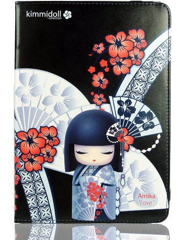 Funda soporte iPad 2 / iPad 3 / 4 licencia Kimmidoll diseño Amika Love
