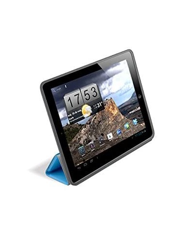 Funda tapa inteligente enganche aluminio magnético Apple iPad 2 / 3 / 4 azul