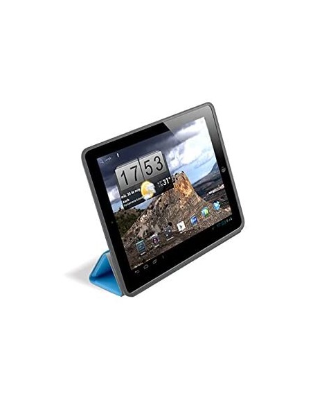 Funda tapa inteligente enganche aluminio magnético Apple iPad 2 / 3 / 4 azul