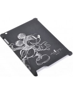 casa Apple iPad 2 / 3 / 4 licencia Disney diseño negra Mickey tiza 2