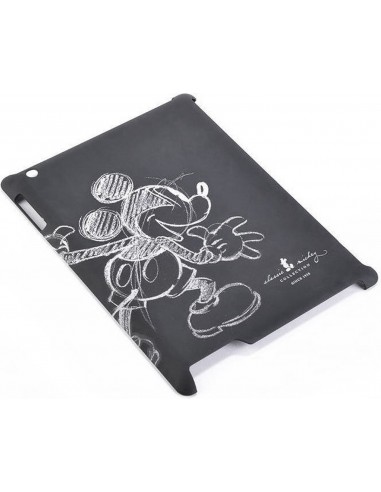 Carcasa Apple iPad 2 / 3 / 4 licencia Disney diseño negra Mickey tiza