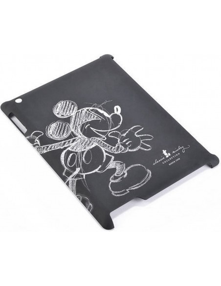 Carcasa Apple iPad 2 / 3 / 4 licencia Disney diseño negra Mickey tiza