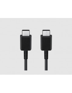 Cable USB original Samsung universal TIPO C a TIPO C negro suelto (Bulk)