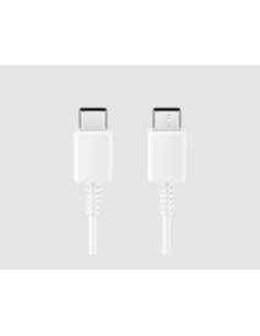 Cable USB original Samsung universal TIPO C a TIPO C blanco suelto (Bulk)