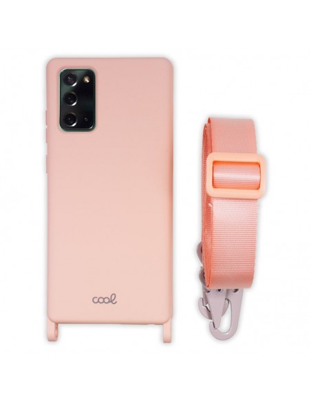 Carcasa TPU para Samsung N980 Galaxy Note 20 cinta rosa