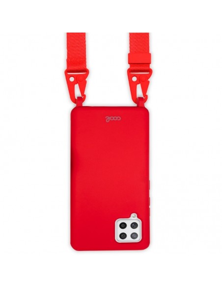 Carcasa TPU para Samsung A426 Galaxy A42 5G cinta roja