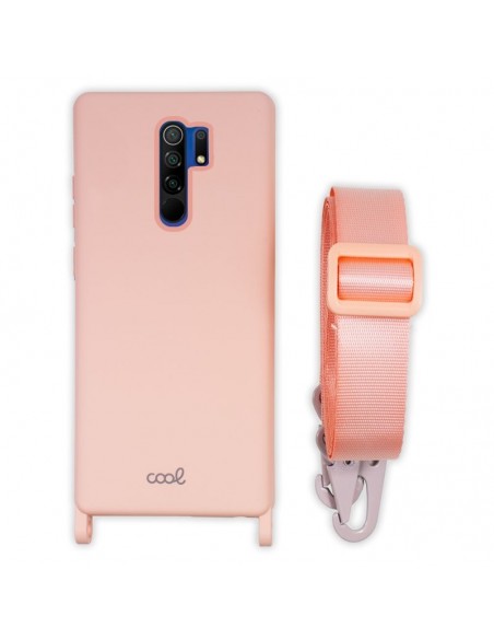 Carcasa TPU para Xiaomi Redmi 9 cinta rosa palo