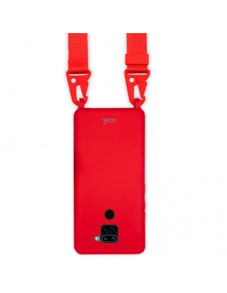 Carcasa TPU para Xiaomi Redmi Note 9 cinta roja