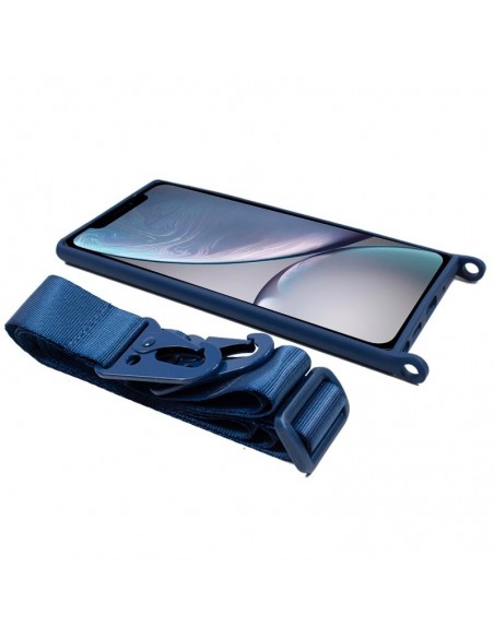 Carcasa TPU para iPhone XR cinta azul