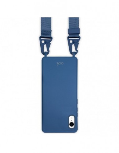Carcasa TPU para iPhone XR cinta azul