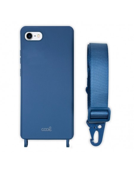 Carcasa TPU para iPhone 7 / 8 / SE (2020) cinta azul