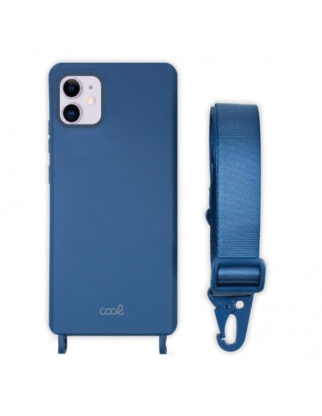 Carcasa TPU para iPhone 11 cinta azul