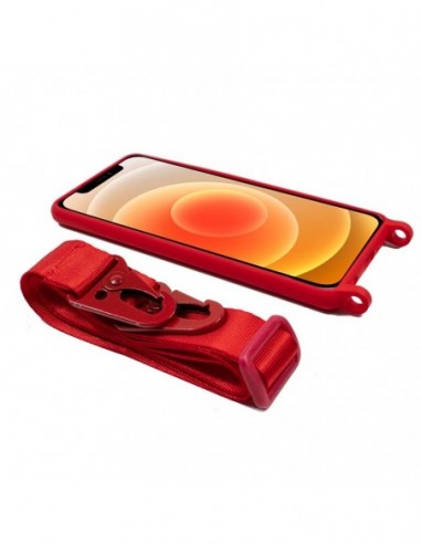 Carcasa TPU para iPhone 12 mini cinta...