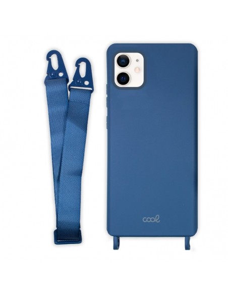 Carcasa TPU para iPhone 12 mini cinta azul