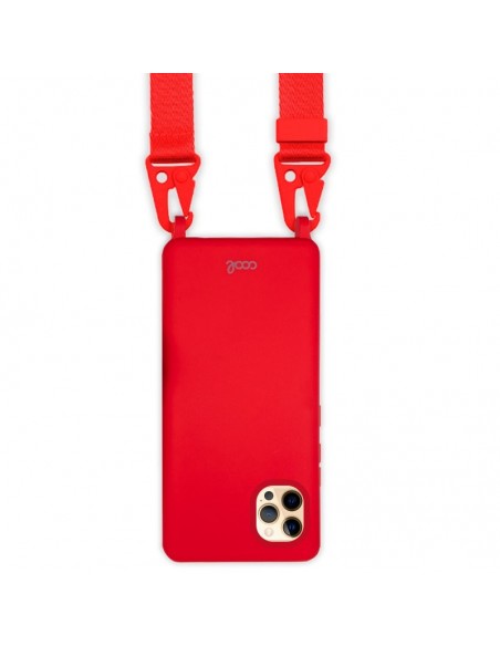 Carcasa TPU para iPhone 12 Pro Max cinta roja