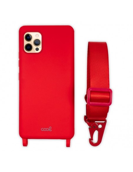 Carcasa TPU para iPhone 12 Pro Max cinta roja