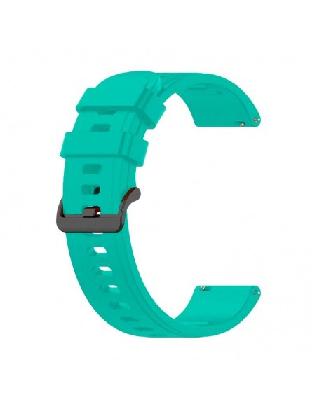 Correa universal 22mm Amazfit GTR / Stratos / Huawei / Samsung / COOL Bristol goma verde menta