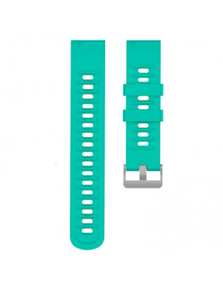 Correa universal 22mm Amazfit GTR / Stratos / Huawei / Samsung / COOL Bristol goma verde menta