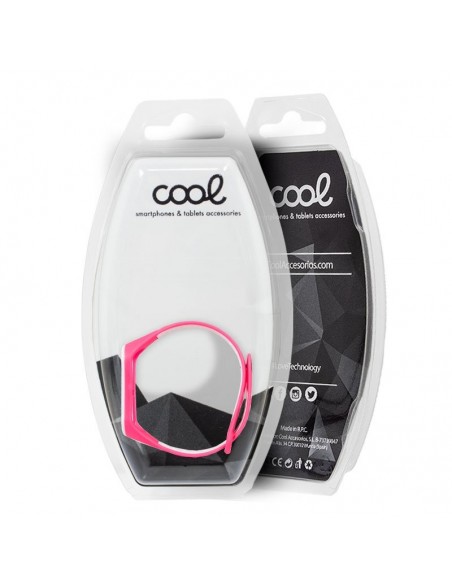 Correa deportiva para Xiaomi Mi Band 5 / Mi Band 6 / Amazfit Band 5 rosa fucsia