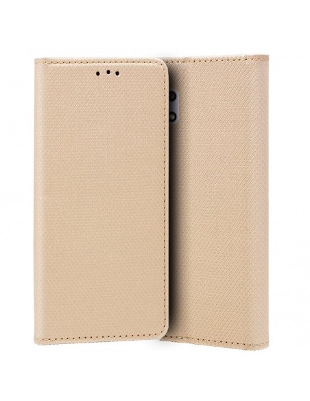 Funda libro soporte TPU Samsung A326 Galaxy A32 5G marrón beige