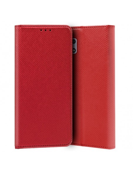 Funda libro soporte TPU Samsung A326 Galaxy A32 5G roja