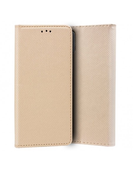 Funda libro soporte TPU Samsung A426 Galaxy A42 5G marrón beige