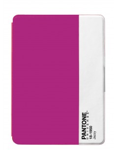 Funda soporte iPad Air / Air 2 / Pro 9.7 / iPad 2017 / iPad 2018 9.7 pulg Panone Universe rosa Jazzy 18-1950