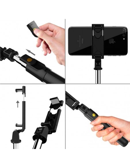 Soporte trípode extensible universal COOL + Mando selfie Bluetooth