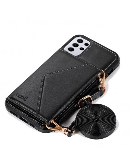 Carcasa colgante cama TPU Samsung G998 Galaxy S21 Ultra cartera negra