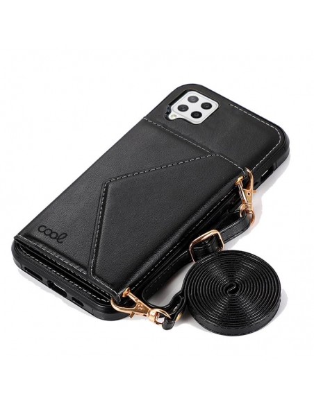 Carcasa colgante cama TPU Samsung A426 Galaxy A42 5G cartera negra