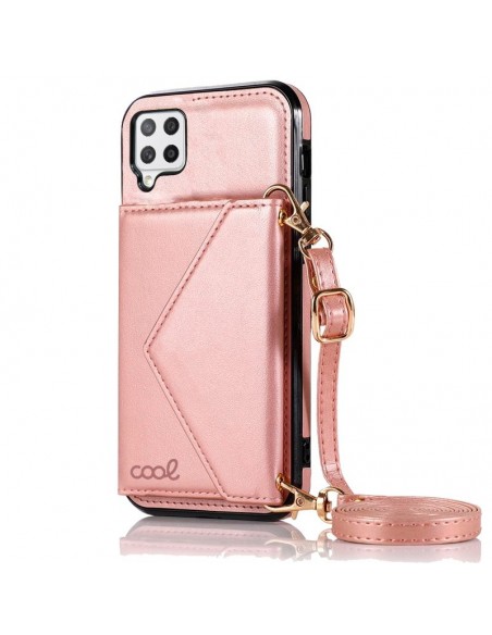 Carcasa colgante cama TPU Samsung A426 Galaxy A42 5G cartera rosa