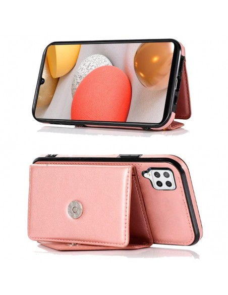 Carcasa colgante cama TPU Samsung A426 Galaxy A42 5G cartera rosa