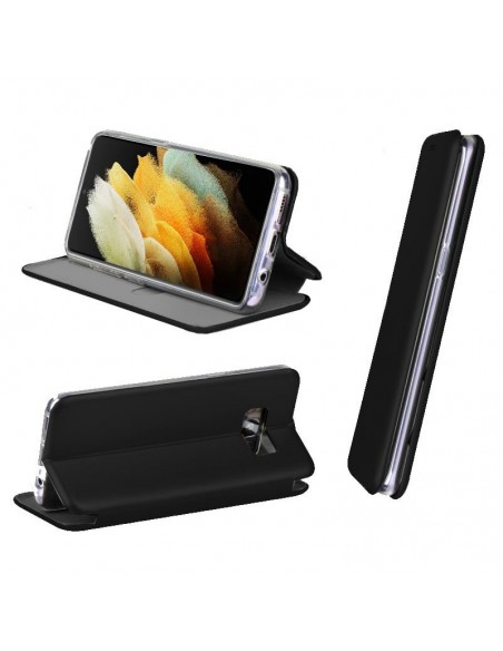 Funda libro soporte Samsung G998 Galaxy S21 Ultra Elegance negra
